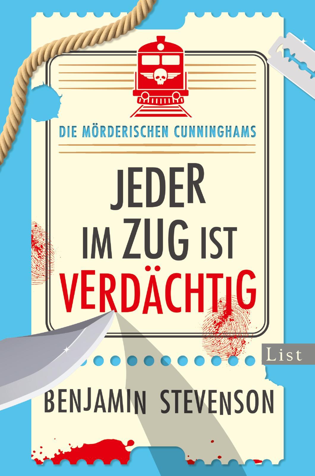 Cover: 9783471360583 | Die mörderischen Cunninghams. Jeder im Zug ist verdächtig | Stevenson