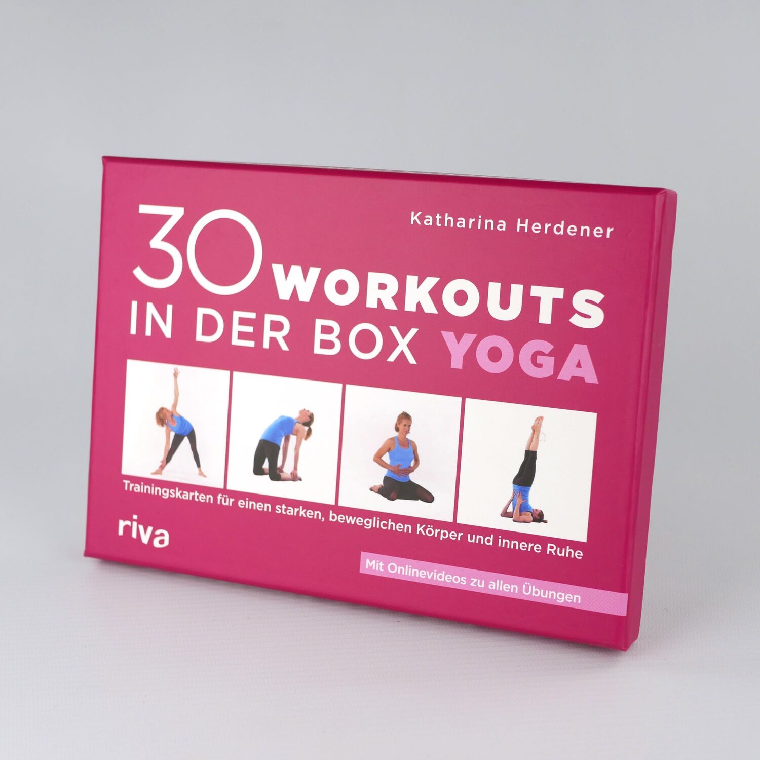 Bild: 9783742322937 | 30 Workouts in der Box - Yoga | Katharina Herdener | Stück | 30 S.