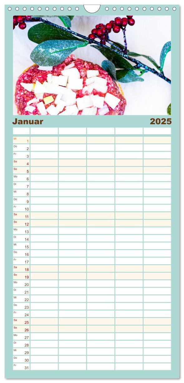 Bild: 9783457103227 | Familienplaner 2025 - Mettkalender - Spread some more Mett mit 5...