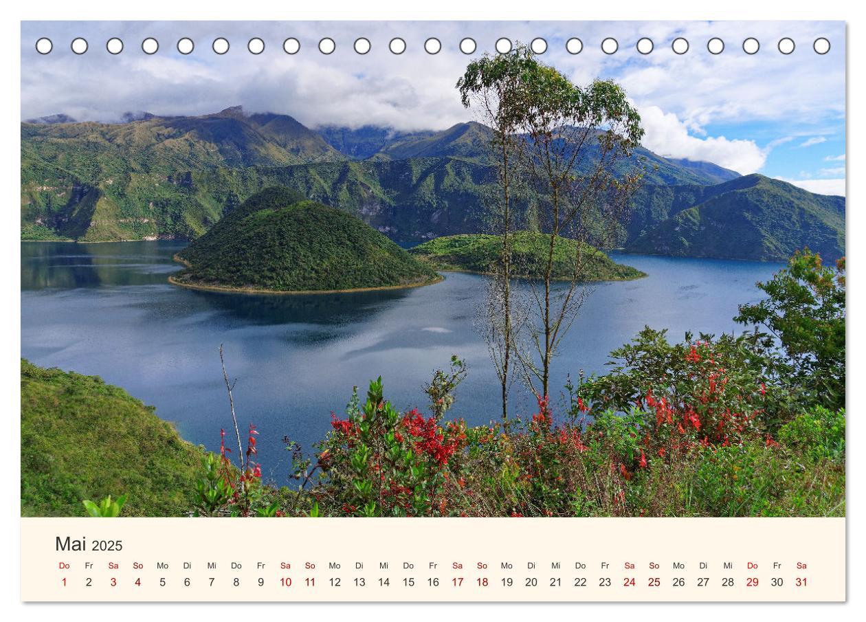 Bild: 9783435417957 | Entdecke Ecuador (Tischkalender 2025 DIN A5 quer), CALVENDO...