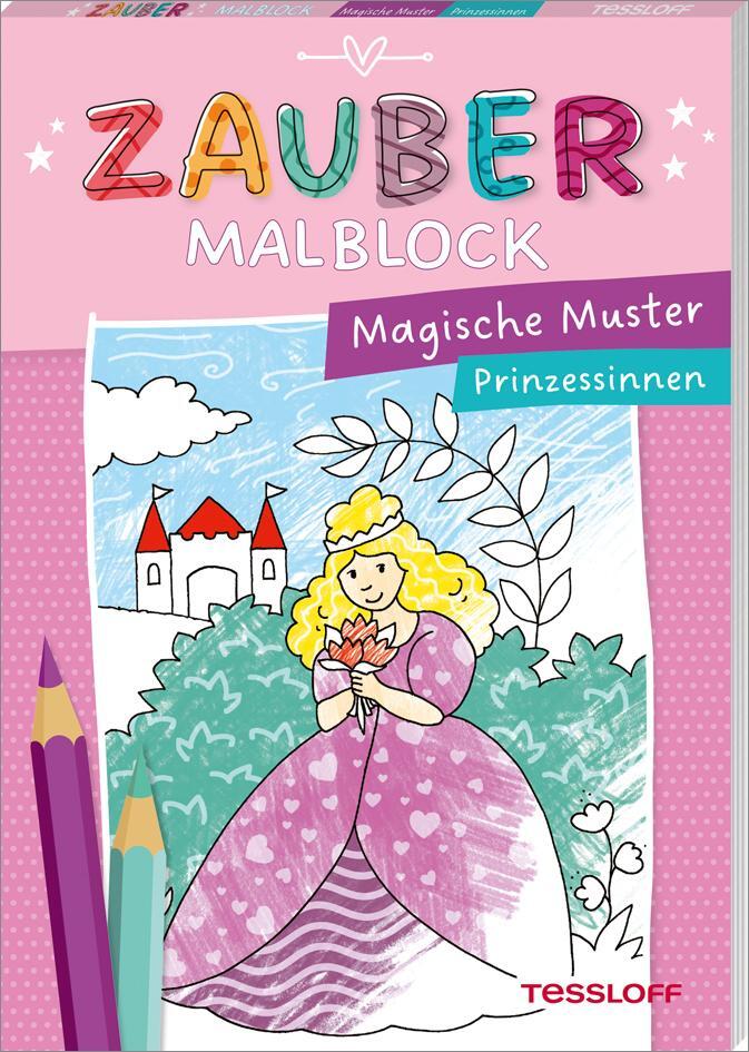 Cover: 9783788644949 | Zaubermalblock. Magische Muster. Prinzessinnen | Mit tollen Effekten