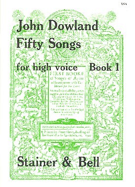 Cover: 9790220205750 | Fifty Songs Book 1 - For High Voice | John Dowland | Buch