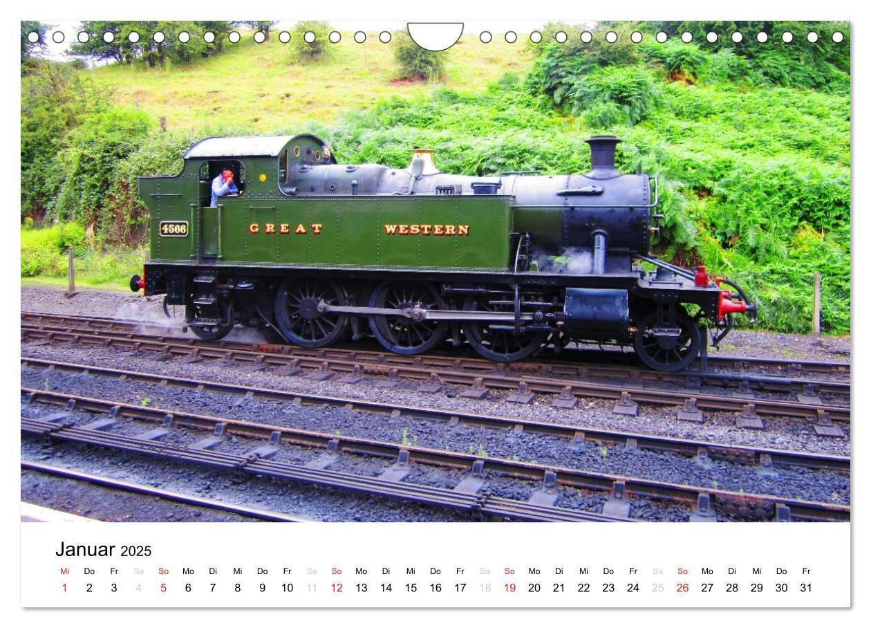 Bild: 9783435668304 | Nostalgische Eisenbahnen Englands (Wandkalender 2025 DIN A4 quer),...