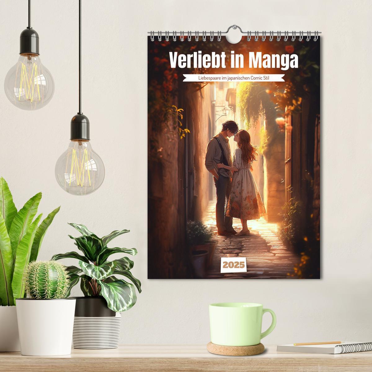 Bild: 9783435865536 | Verliebt in Manga (Wandkalender 2025 DIN A4 hoch), CALVENDO...