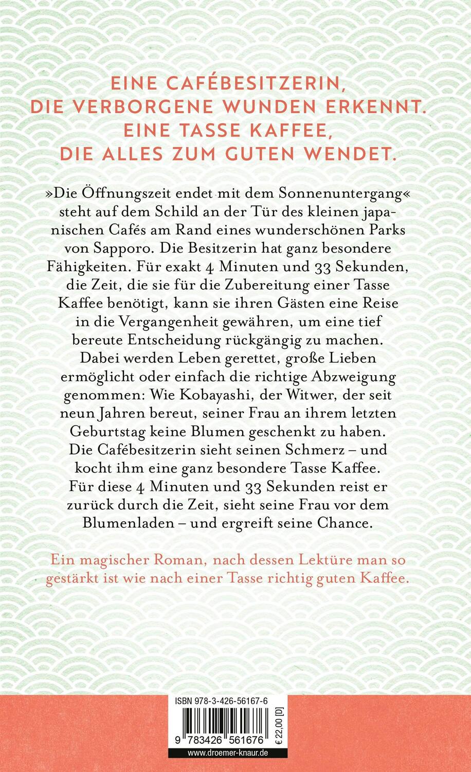 Rückseite: 9783426561676 | Das kleine Café der zweiten Chancen | Shiori Ota | Buch | 240 S.