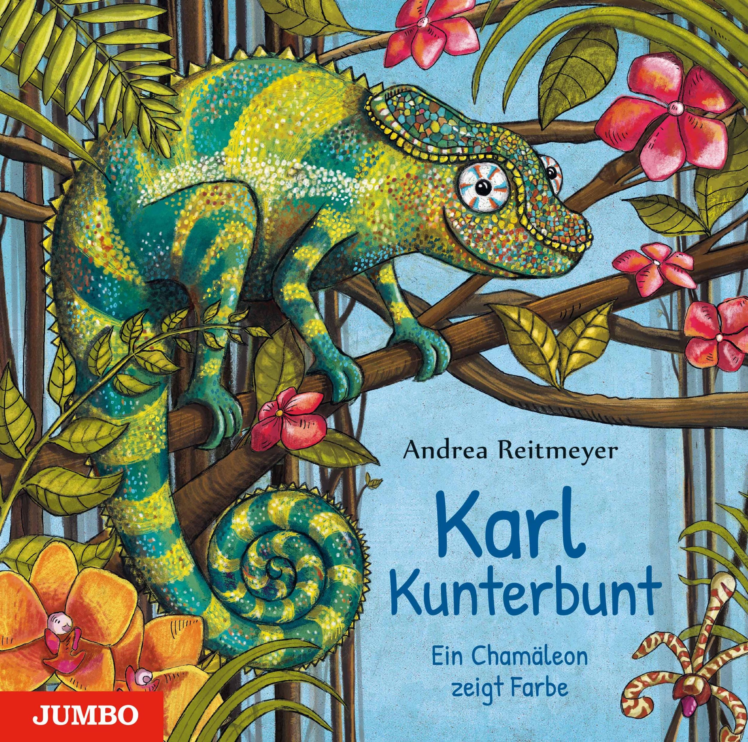 Cover: 9783833743702 | Karl Kunterbunt | Ein Chamäleon zeigt Farbe | Andrea Reitmeyer | Buch