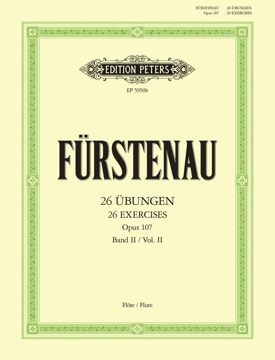 Cover: 9790014042479 | 26 Exercises Op. 107 for Flute | Nos. 15-26 (Flat Keys) | Furstenau