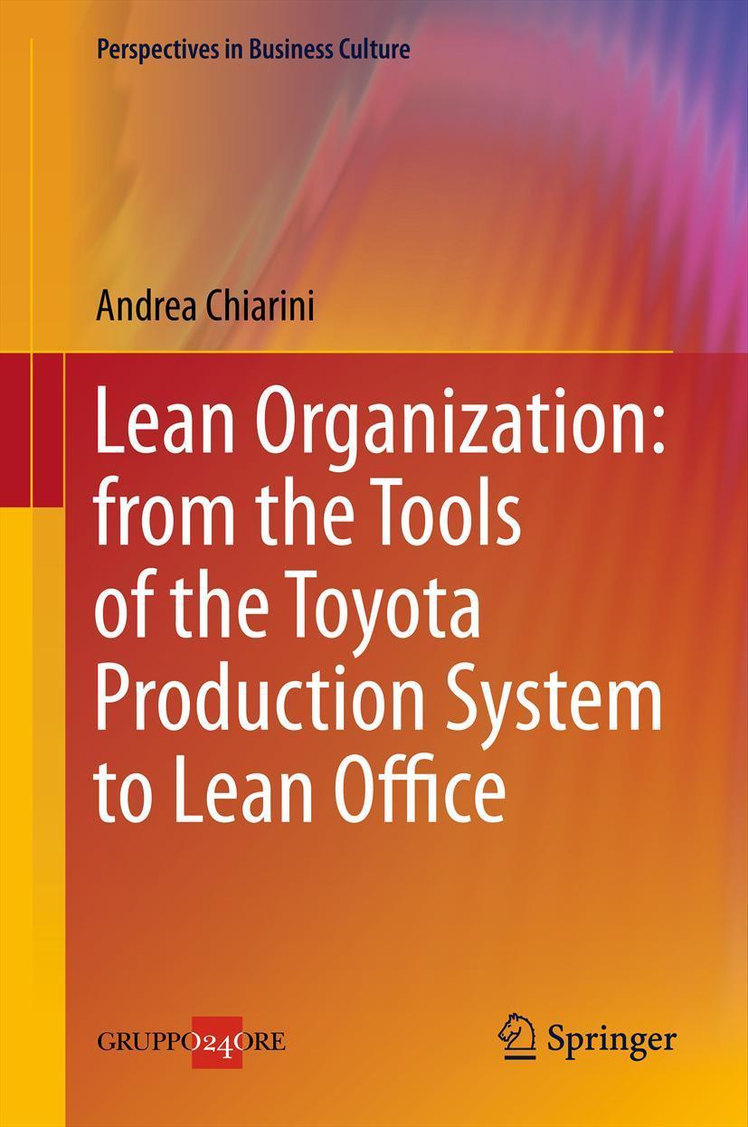 Cover: 9788847055971 | Lean Organization: from the Tools of the Toyota Production System...