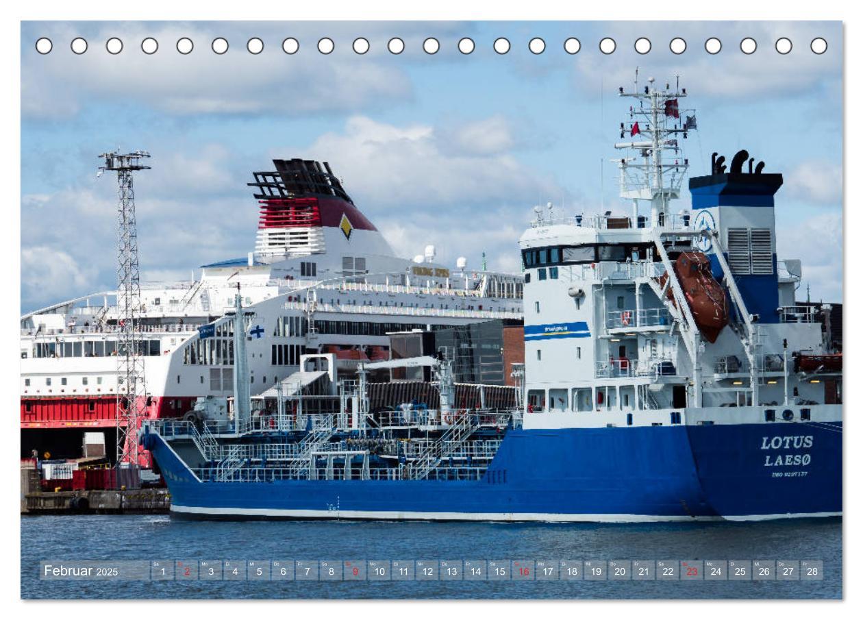 Bild: 9783435138623 | Container - Tanker - Kreuzfahrt - Schiffe (Tischkalender 2025 DIN...