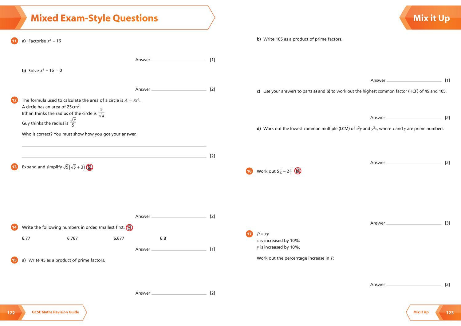 Bild: 9780008112509 | AQA GCSE 9-1 Maths Higher All-in-One Complete Revision and Practice