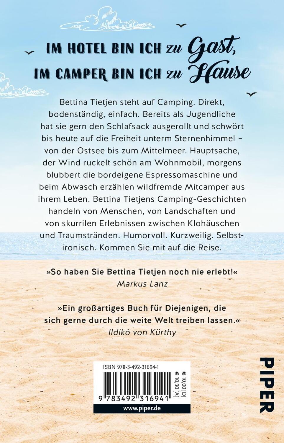 Rückseite: 9783492316941 | Tietjen auf Tour | Bettina Tietjen | Taschenbuch | 272 S. | Deutsch