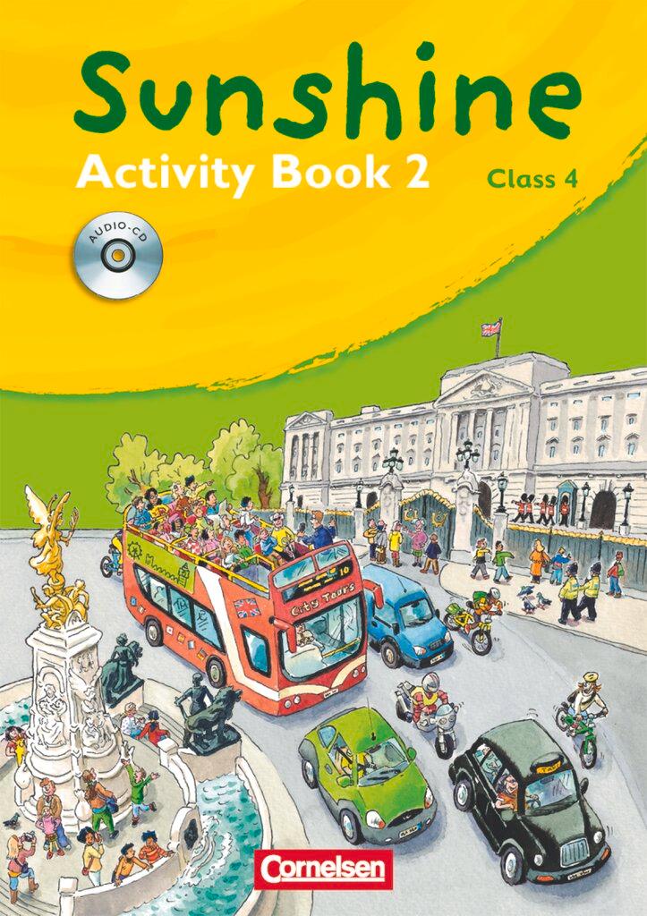 Cover: 9783464346174 | SUNSHINE 2. 4. Schuljahr. Activity Book mit Lieder-/Text-CD....