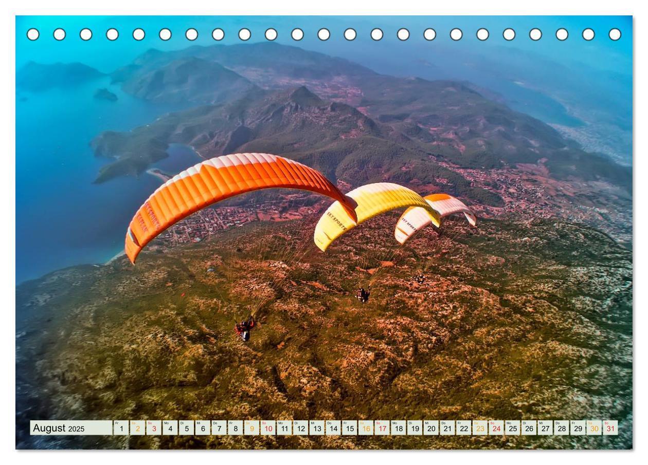 Bild: 9783435478408 | Freiheit und Abenteuer - Paragliding (Tischkalender 2025 DIN A5...