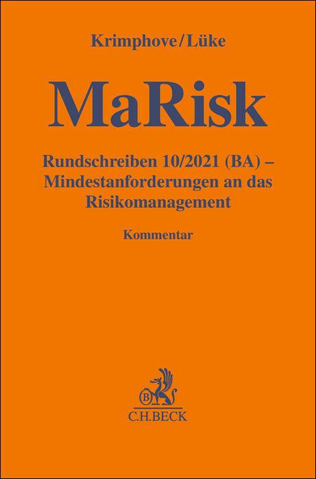 Cover: 9783406672835 | MaRisk | Dieter Krimphove (u. a.) | Buch | Gelbe Erläuterungsbücher