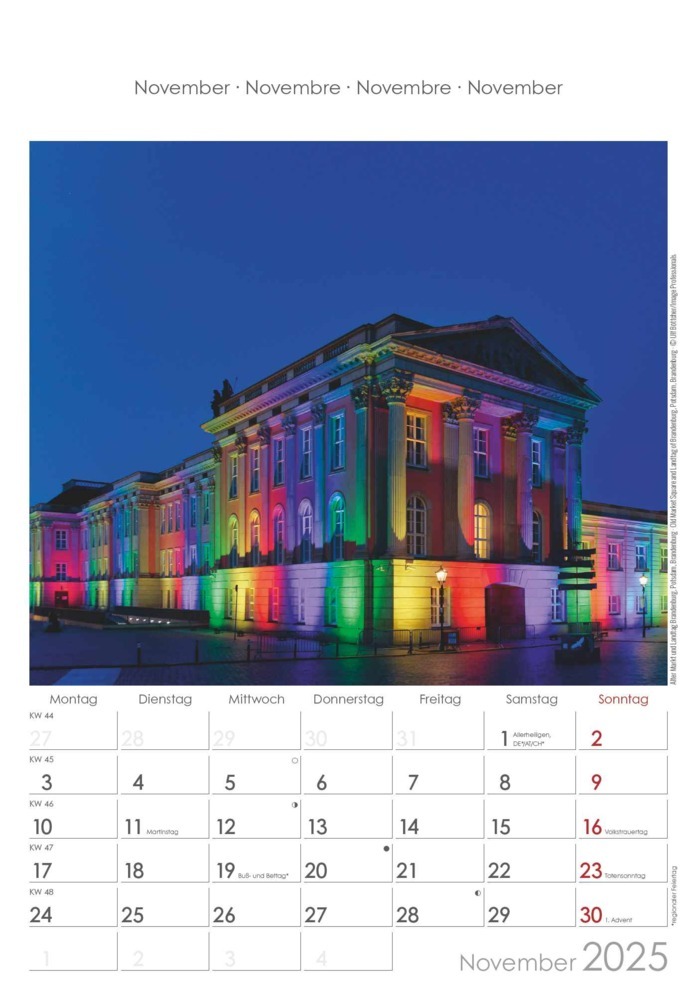 Bild: 4251732341176 | Alpha Edition - Berlin &amp; Brandenburg 2025 Bildkalender, 23,7x34cm,...