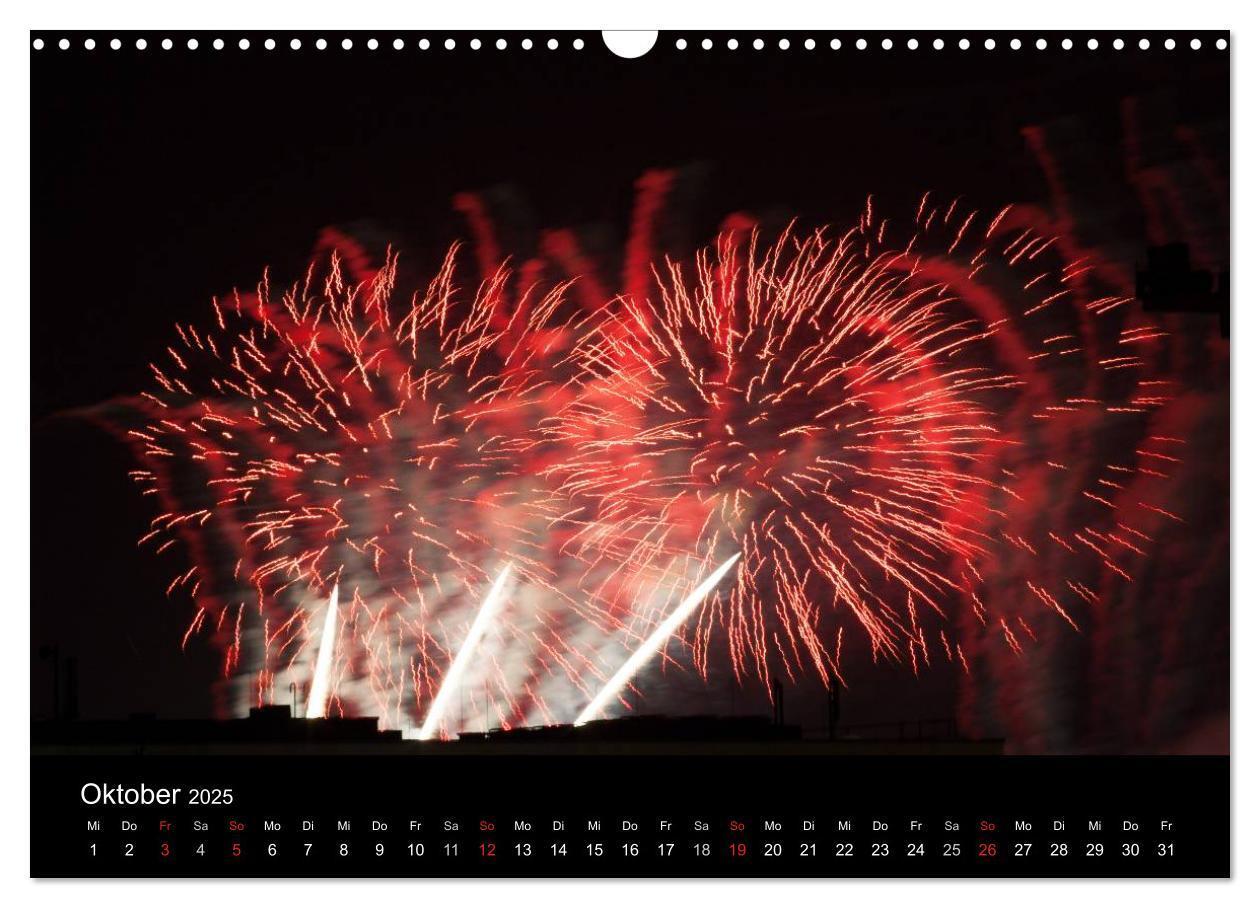 Bild: 9783435789665 | Feuerwerk (Wandkalender 2025 DIN A3 quer), CALVENDO Monatskalender