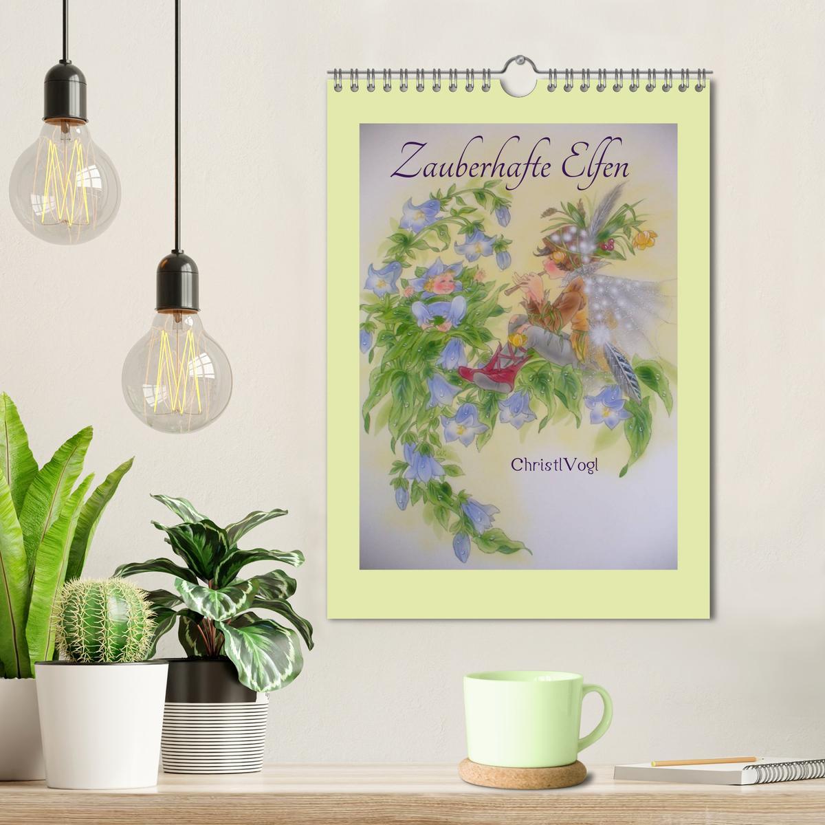 Bild: 9783457025130 | Zauberhafte Elfen (Wandkalender 2025 DIN A4 hoch), CALVENDO...