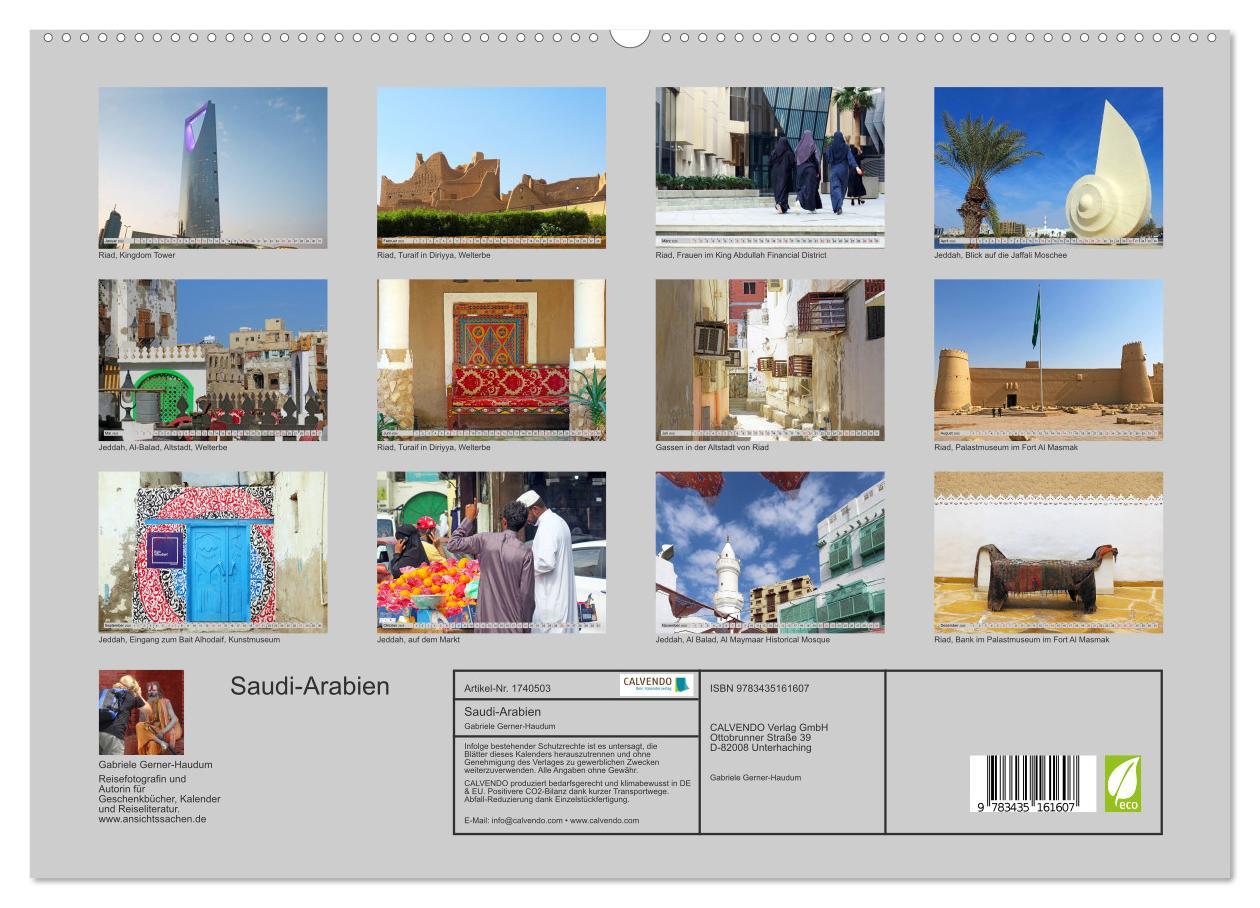 Bild: 9783435161607 | Saudi-Arabien (hochwertiger Premium Wandkalender 2025 DIN A2 quer),...