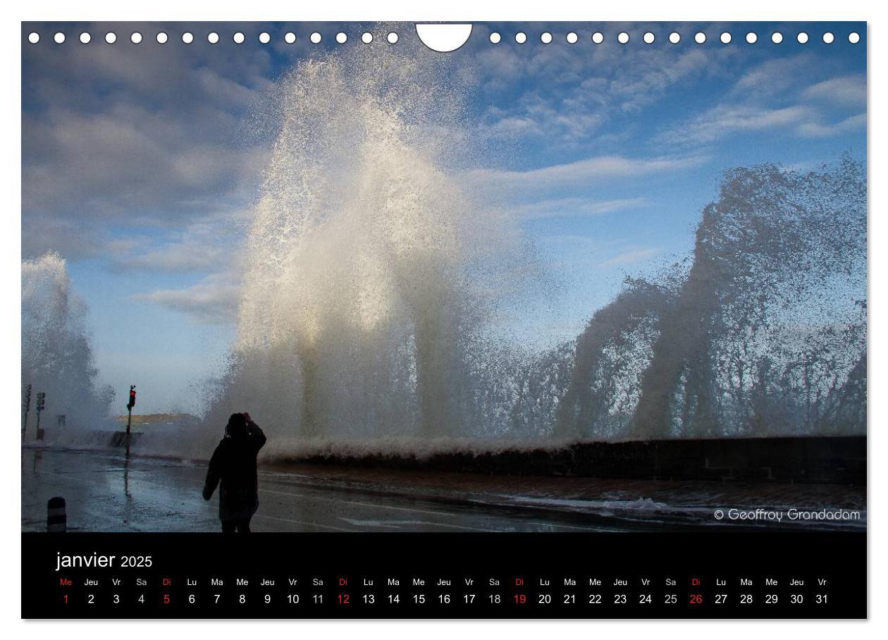 Bild: 9781325991525 | GRANDES MARÉES À SAINT-MALO (Calendrier mural 2025 DIN A4...