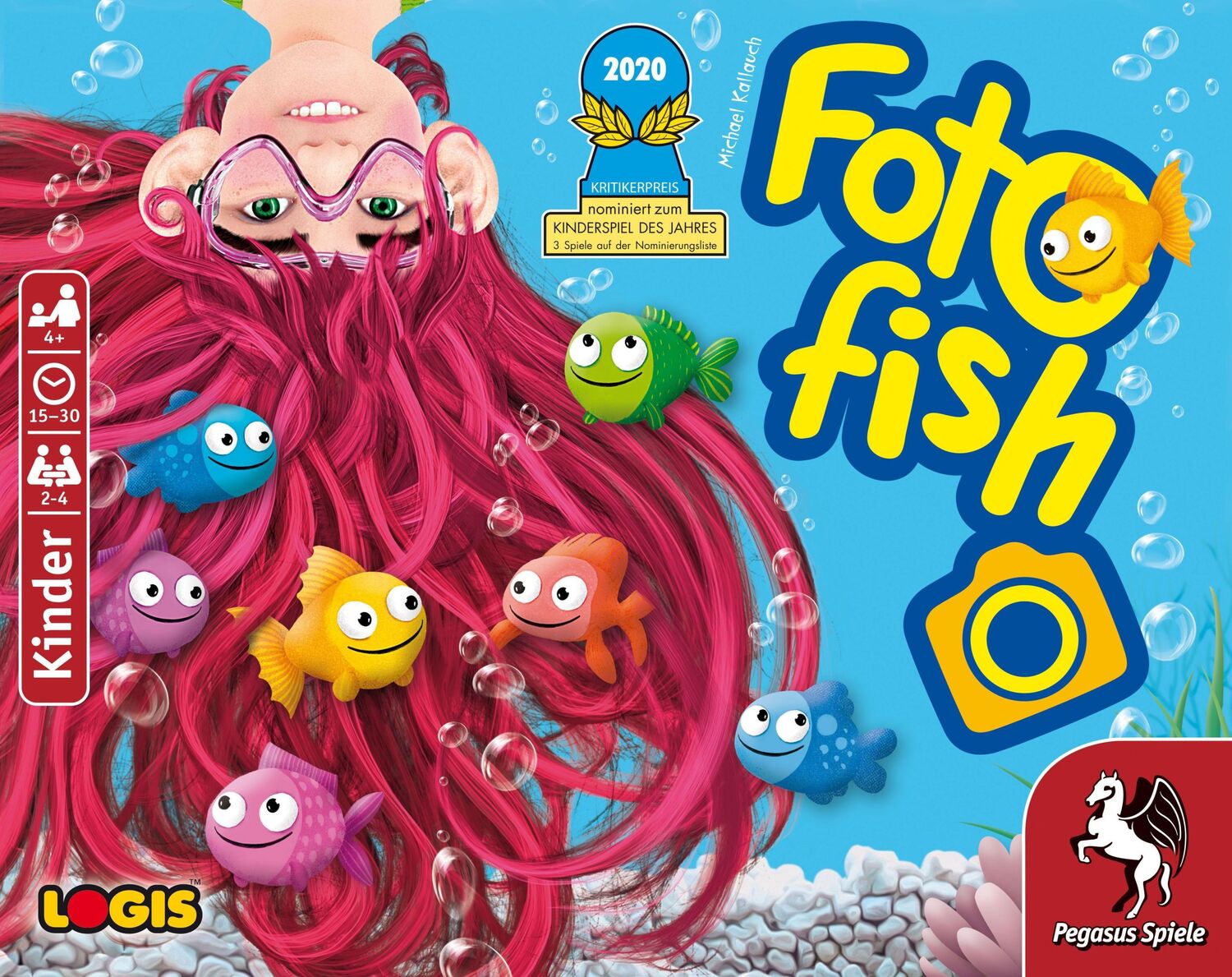 Cover: 4250231727689 | Foto Fish *Nominiert Kinderspiel des Jahres 2020* | Michael Kallauch