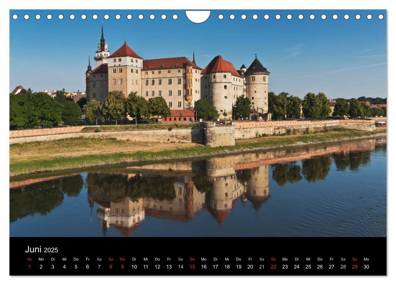 Bild: 9783435829958 | Sächsische Burgen und Schlösser (Wandkalender 2025 DIN A4 quer),...