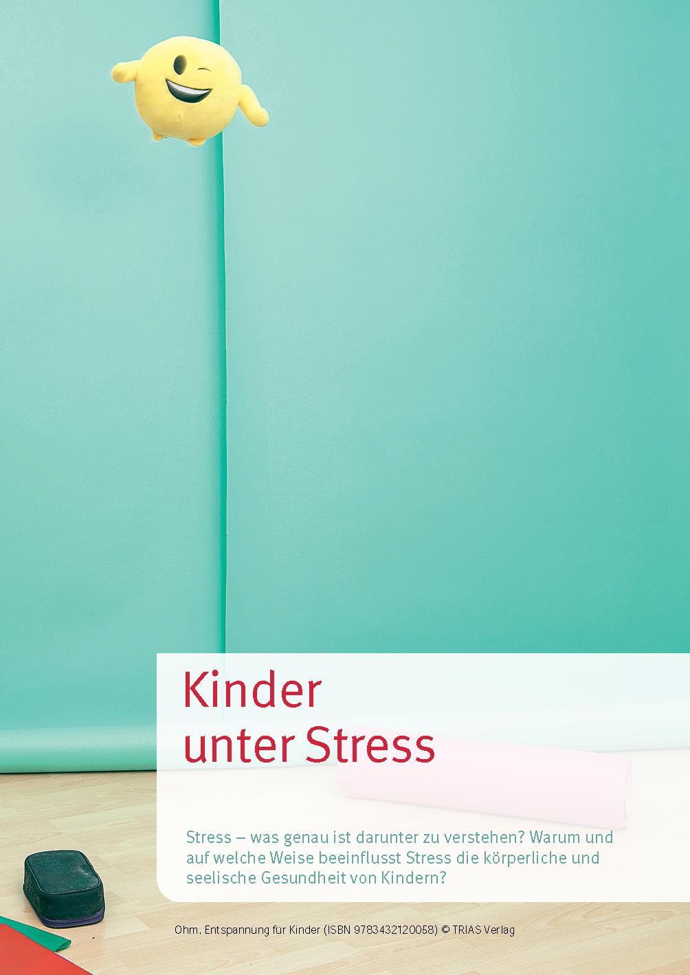 Bild: 9783432120058 | Entspannung für Kinder | Dietmar Ohm | Taschenbuch | 152 S. | Deutsch