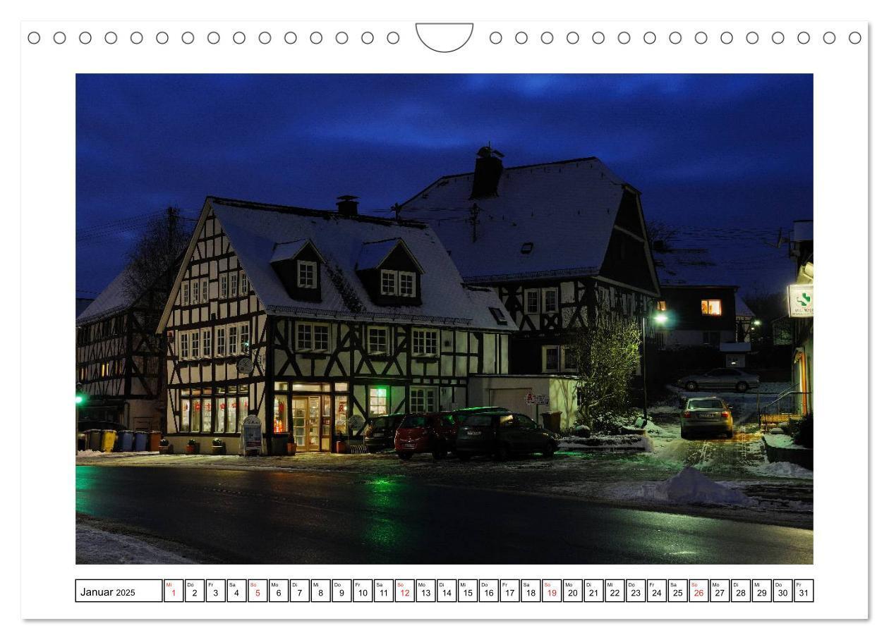 Bild: 9783435614233 | Blaue Stunde im Siegerland (Wandkalender 2025 DIN A4 quer),...