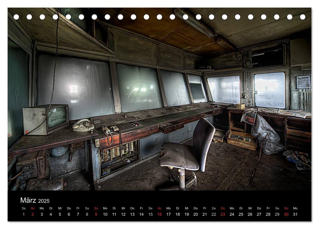 Bild: 9783435771943 | Geheimnisvolle Orte - Lost Places (Tischkalender 2025 DIN A5 quer),...