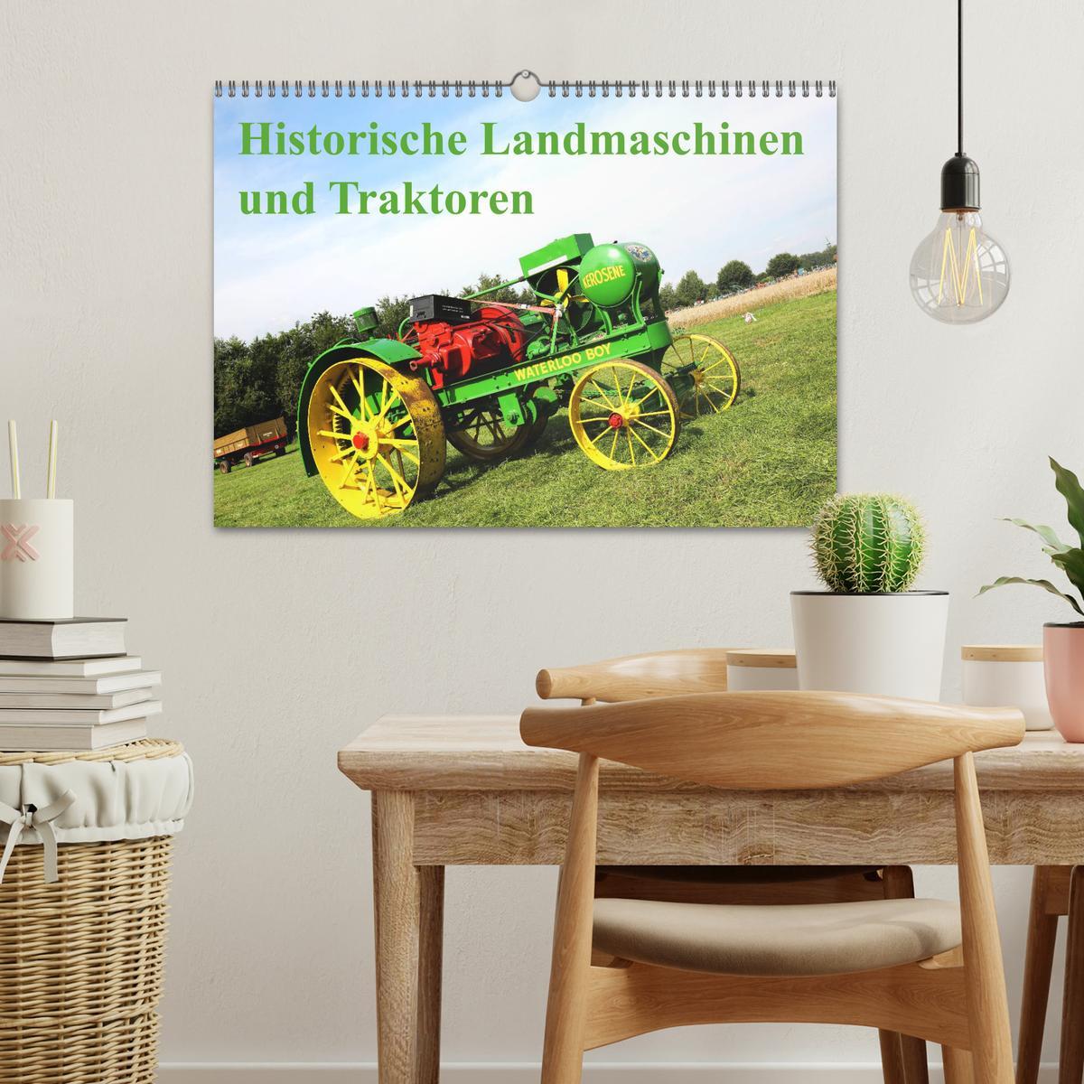 Bild: 9783435126750 | Historische Landmaschinen und Traktoren (Wandkalender 2025 DIN A3...