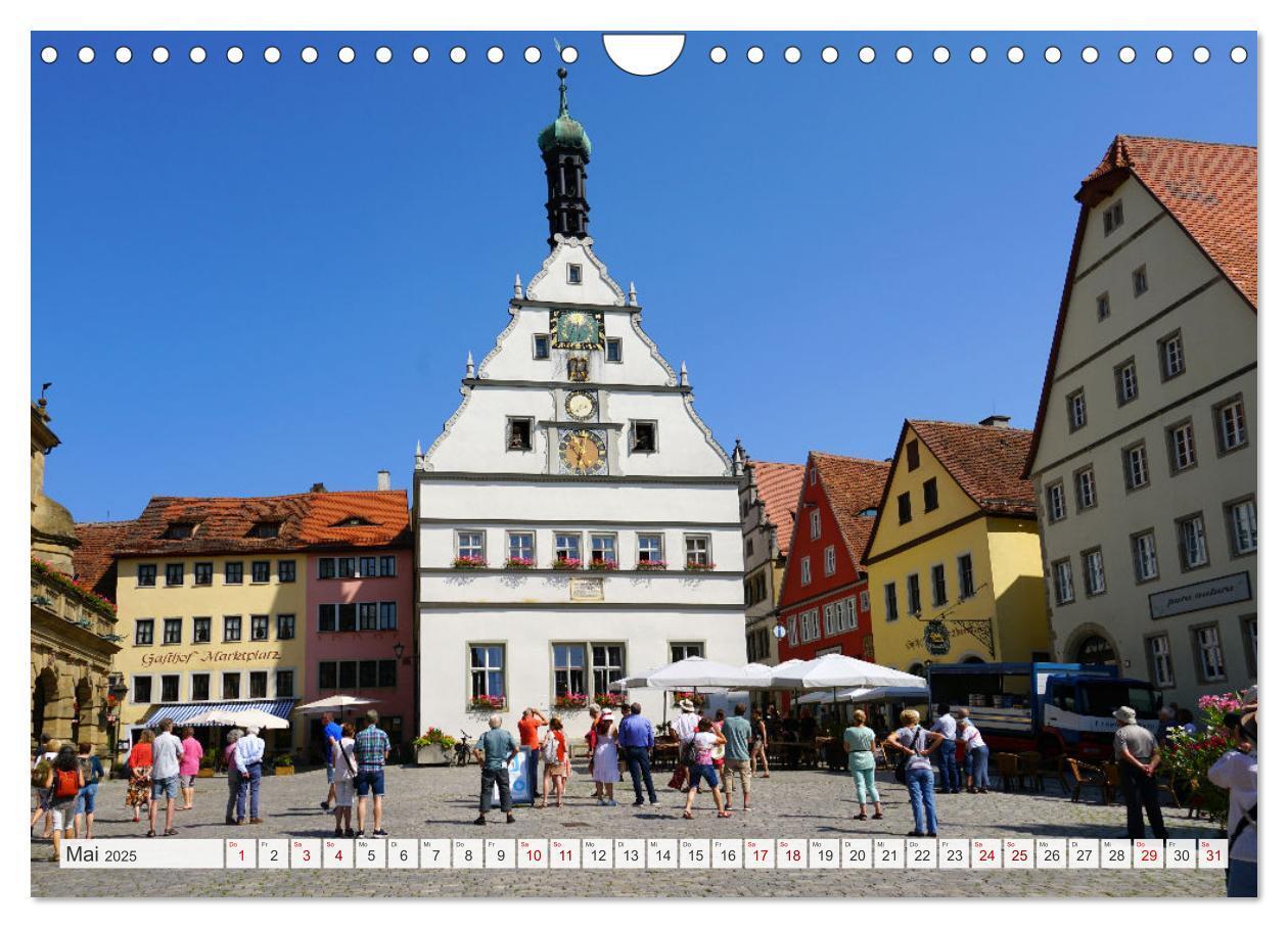 Bild: 9783435010417 | Rothenburg ob der Tauber. Sehenswürdigkeiten. (Wandkalender 2025...