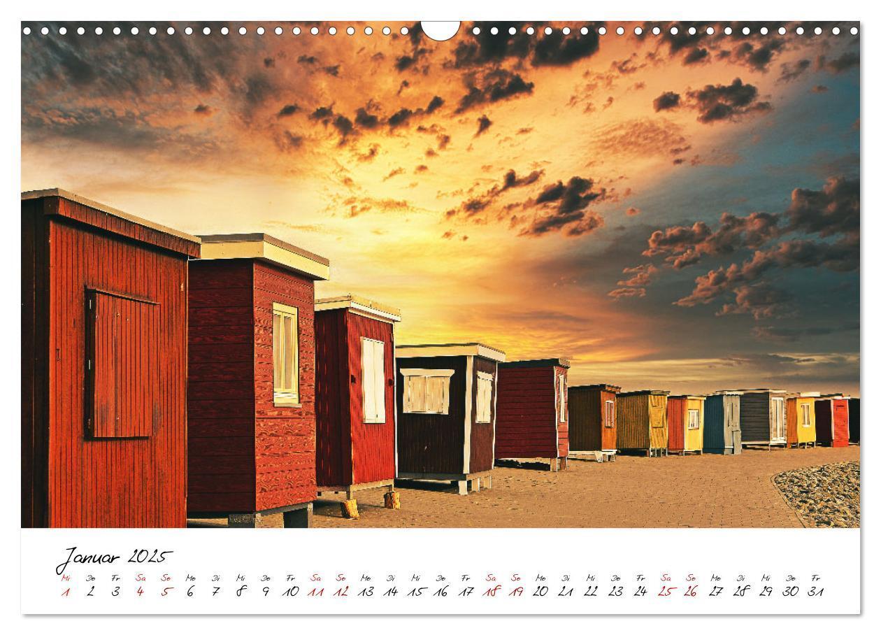 Bild: 9783435037018 | Traumhafte Sonnenuntergänge an der Nordsee (Wandkalender 2025 DIN...