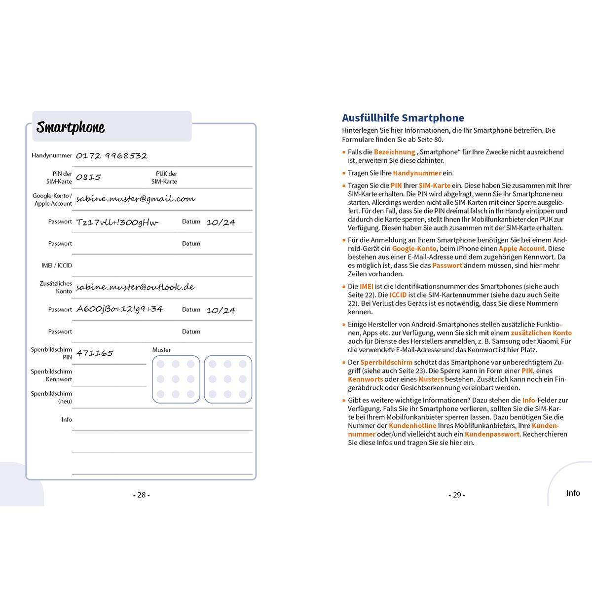 Bild: 9783832806880 | Zettel ade, Passwort okay! Das schlaue Passwortbuch | Schmid (u. a.)