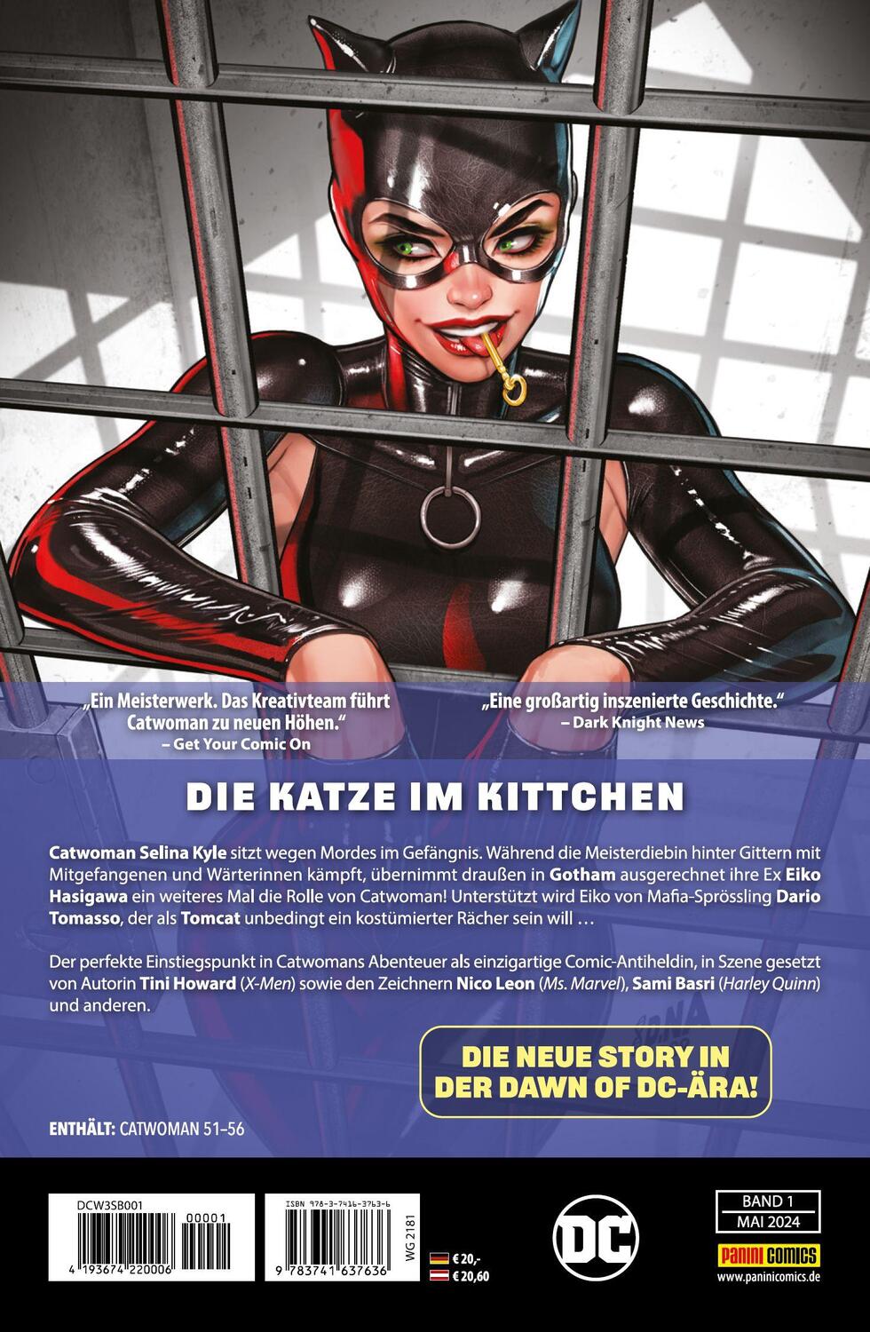 Rückseite: 9783741637636 | Catwoman: Dawn of DC | Bd. 1 (3. Serie) | Tini Howard (u. a.) | Buch