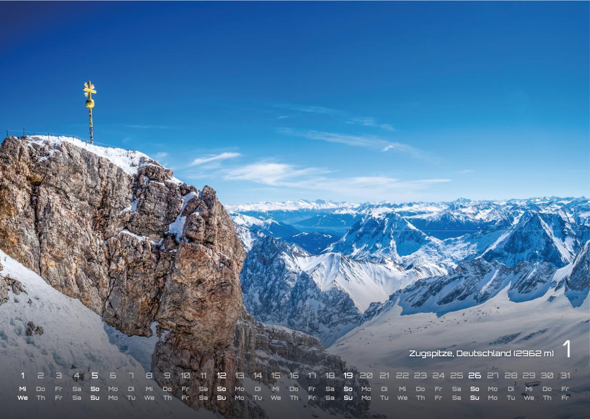 Bild: 9783986733766 | Die Alpen - dem Himmel so nah - 2025 - Kalender DIN A3 | GP-Fever. de