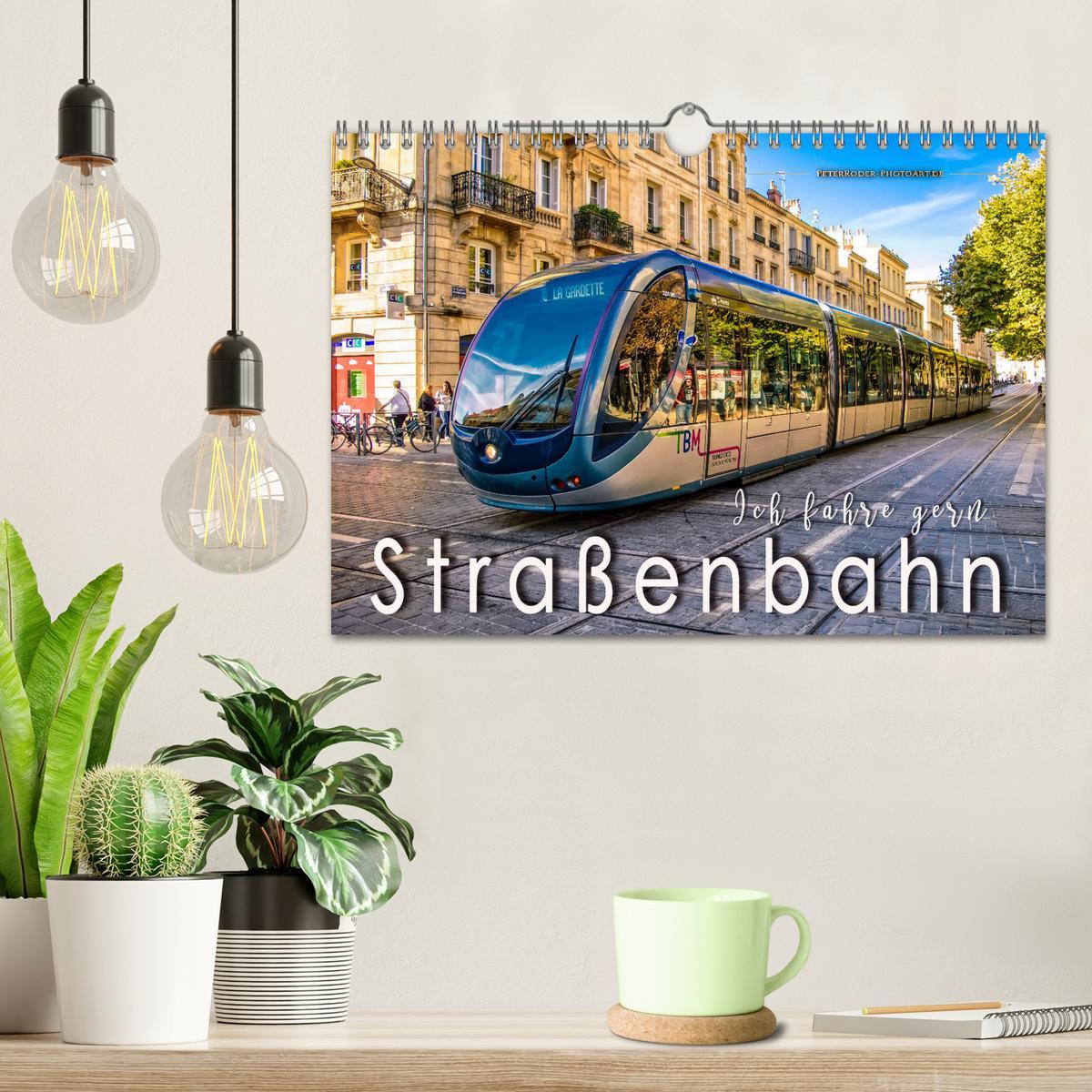 Bild: 9783435350650 | Ich fahre gern Straßenbahn (Wandkalender 2025 DIN A4 quer),...