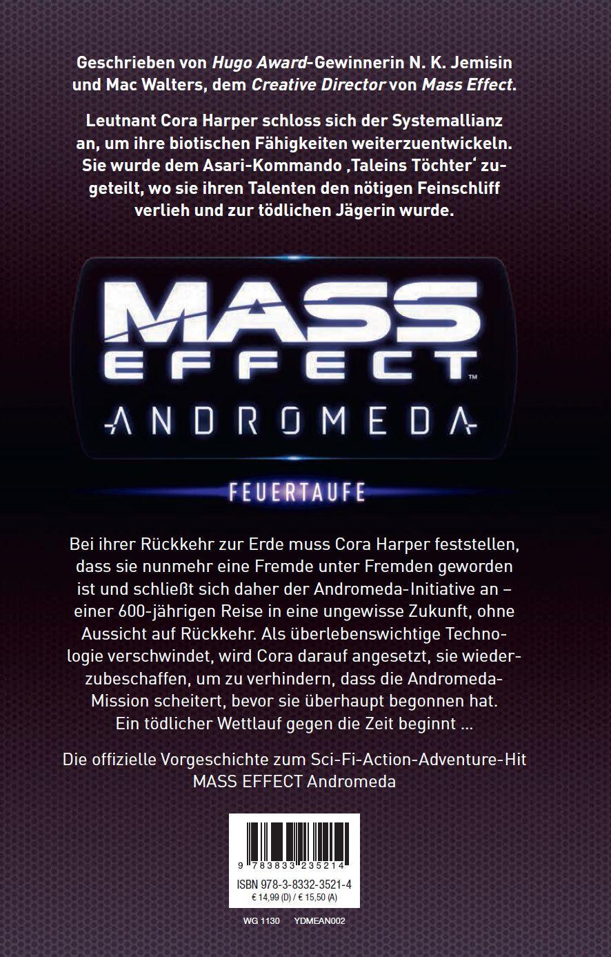 Rückseite: 9783833235214 | Mass Effect Andromeda | Feuertaufe | N. K. Jemisin (u. a.) | Buch