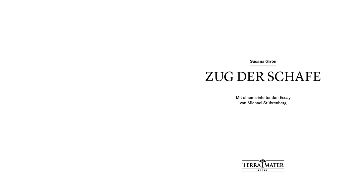 Bild: 9783990550199 | Zug der Schafe | Susana Girón | Buch | 2019 | TERRA MATER BOOKS