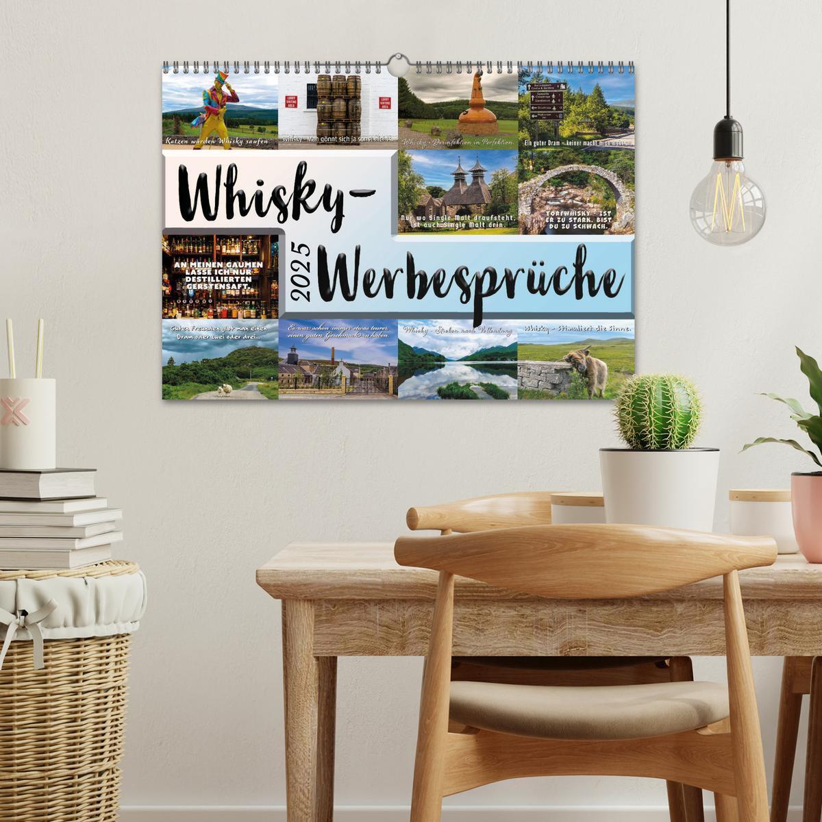 Bild: 9783383894473 | Whisky-Werbesprüche (Wandkalender 2025 DIN A3 quer), CALVENDO...