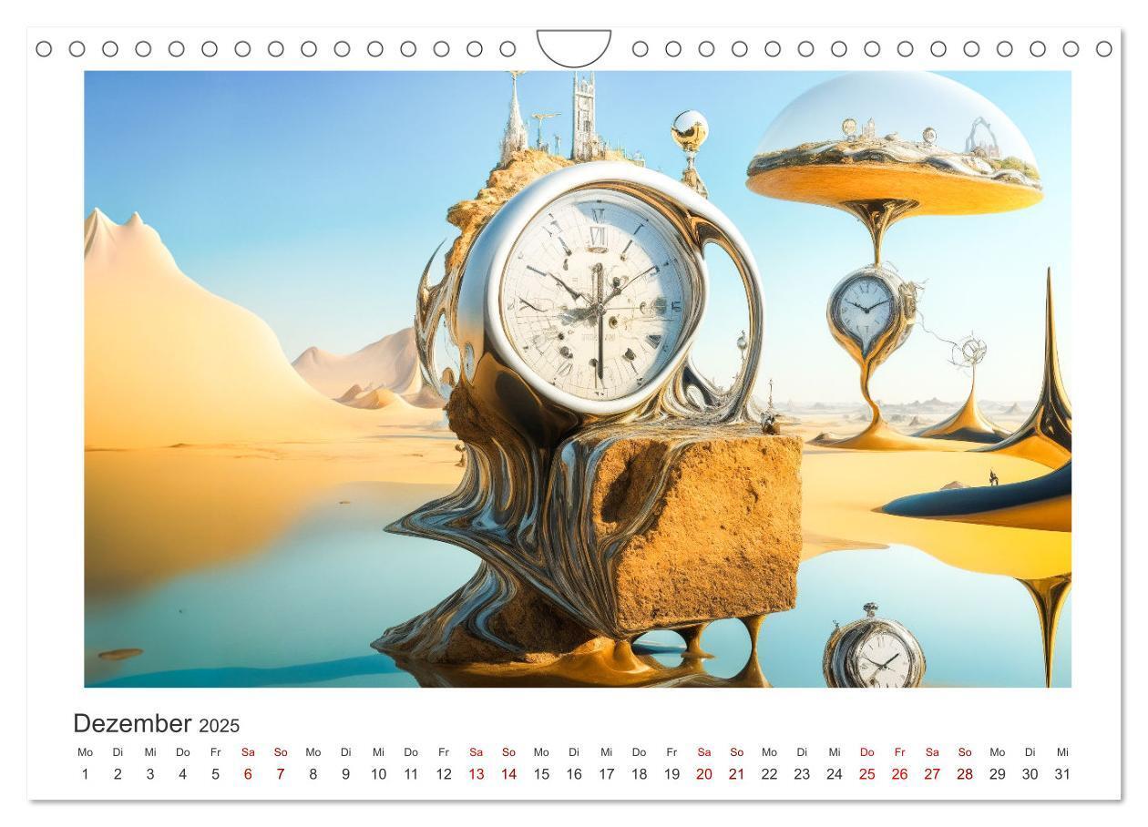 Bild: 9783383843587 | Zeit ist abstrakt (Wandkalender 2025 DIN A4 quer), CALVENDO...