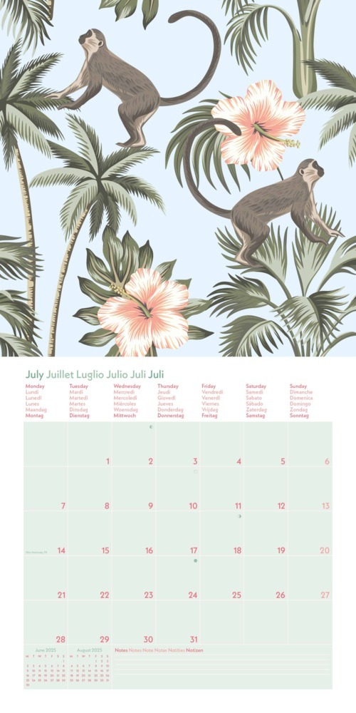 Bild: 4002725981752 | GreenLine - Jungle 2025 Broschürenkalender, 30x30cm, Wandkalender...