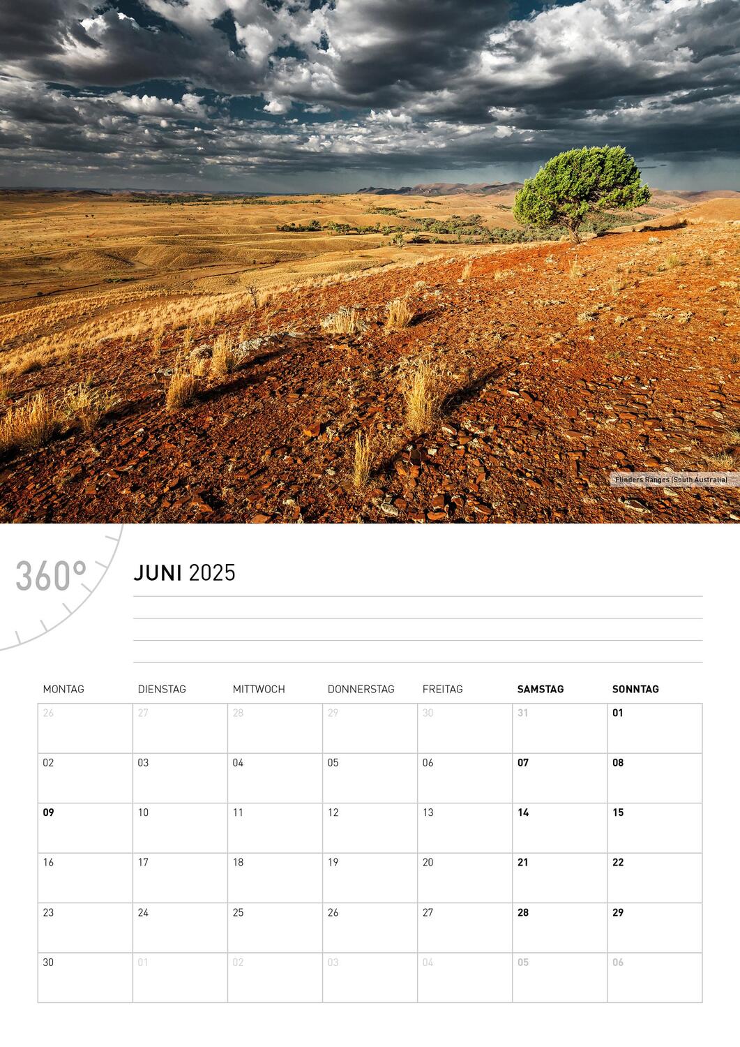 Bild: 9783968555737 | 360° Australien Broschürenkalender 2025 | Ingo Öland | Kalender | 2025