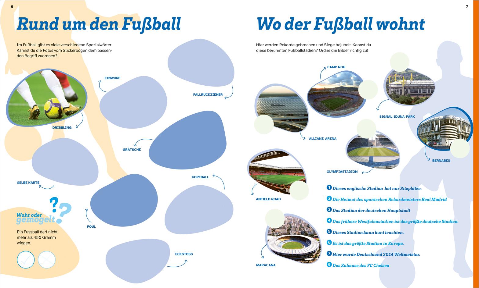 Bild: 9783788622671 | WAS IST WAS Rätseln und Stickern: Fußball | KG | Taschenbuch | 24 S.