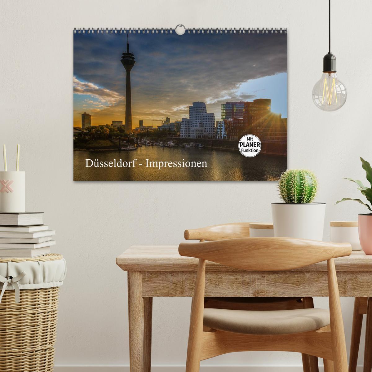 Bild: 9783435535552 | Düsseldorf - Impressionen (Wandkalender 2025 DIN A3 quer), CALVENDO...