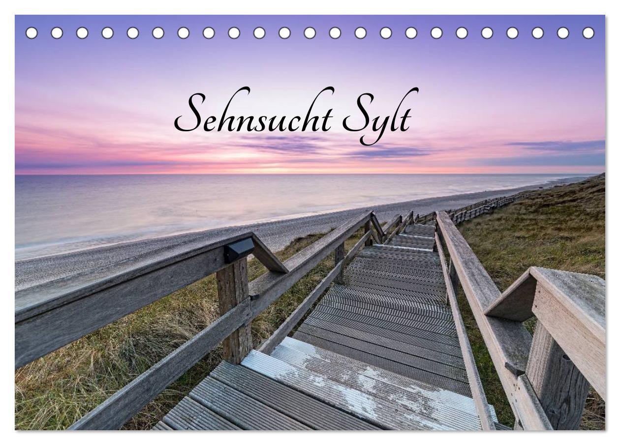 Cover: 9783435590100 | Sehnsucht Sylt (Tischkalender 2025 DIN A5 quer), CALVENDO...