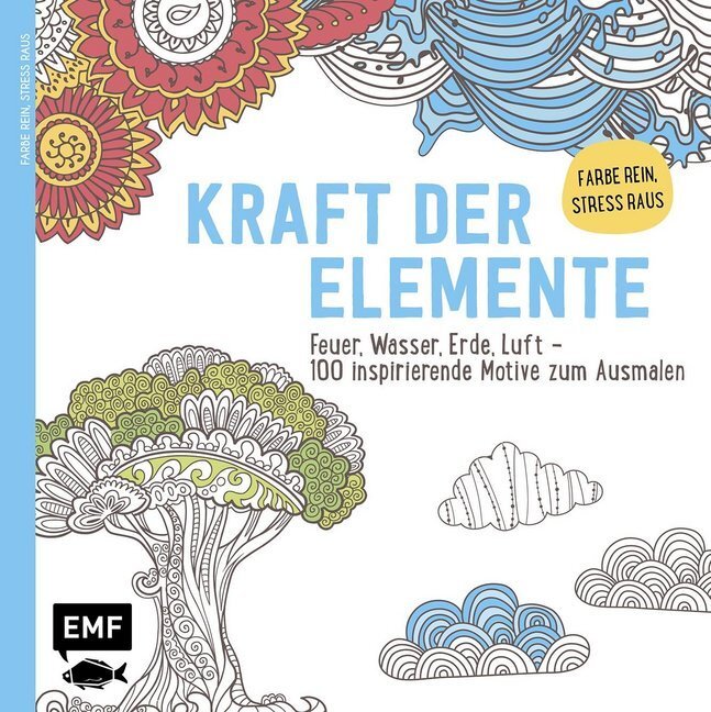 Cover: 9783863553692 | Kraft der Elemente, Ausmalbuch für Erwachsene | Fischer | Taschenbuch