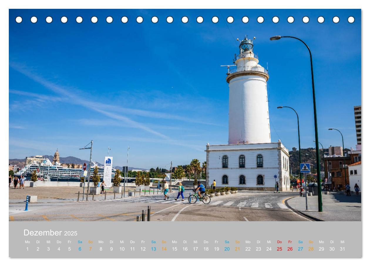 Bild: 9783435230334 | Malaga - andalusische Mittelmeerküste (Tischkalender 2025 DIN A5...