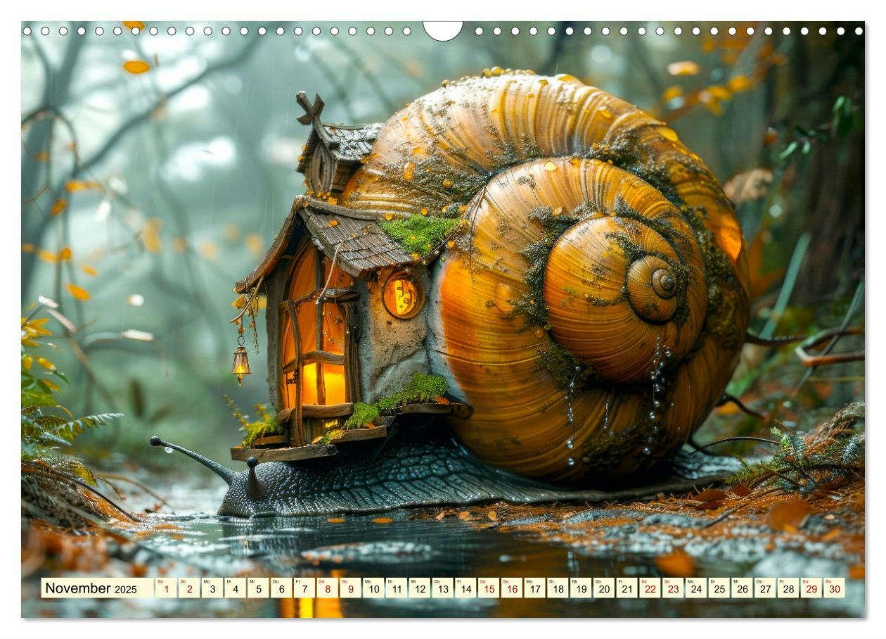 Bild: 9783383792588 | My home is my castle - flotte Schnecken unterwegs (Wandkalender...