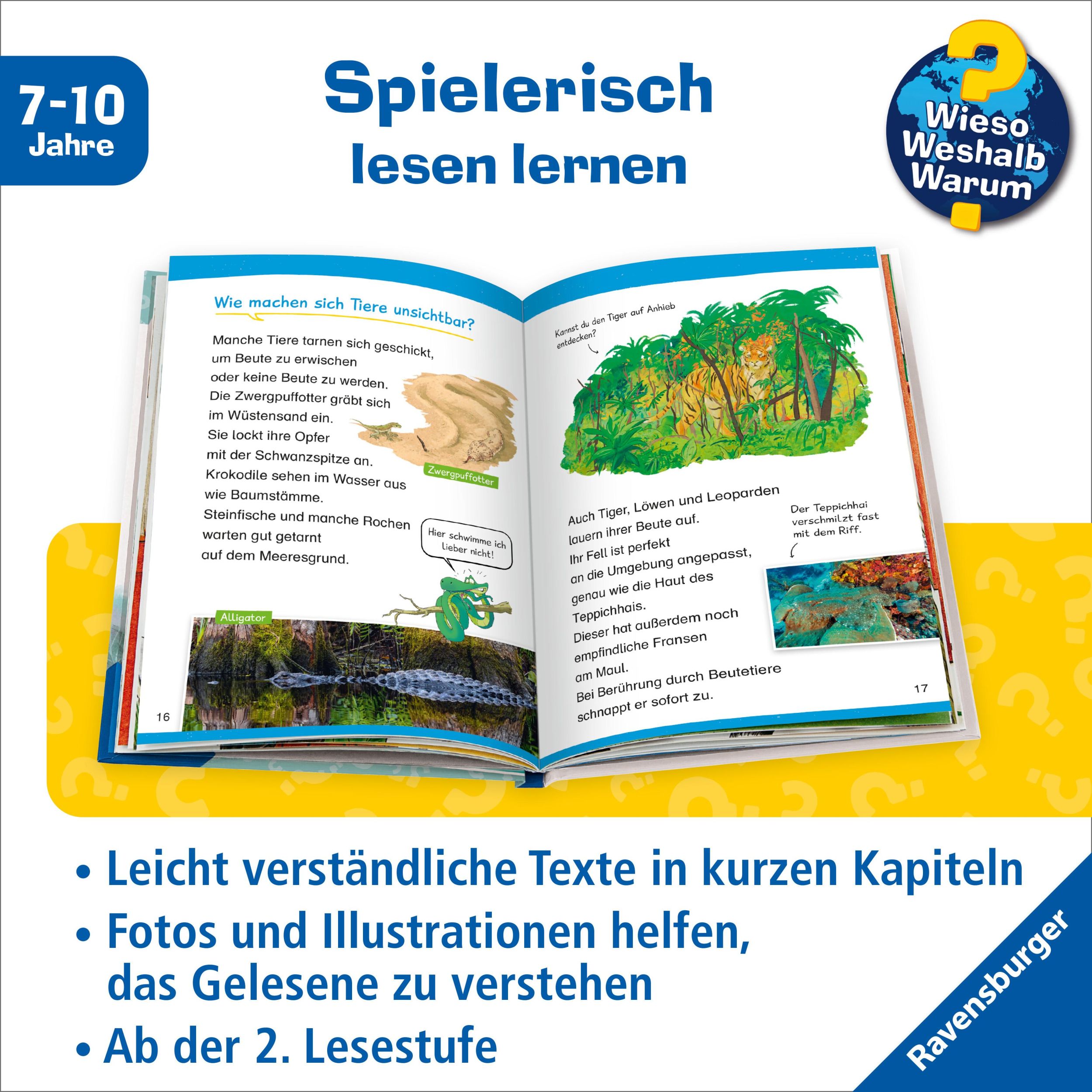 Bild: 9783473600717 | Wieso? Weshalb? Warum? Erstleser, Band 16: Gefährliche Tiere | Müller