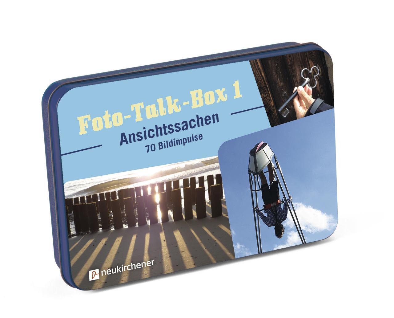 Cover: 9783761566329 | Foto-Talk-Box 1 - Ansichtssachen | 70 Bildimpulse | Hanna Schott