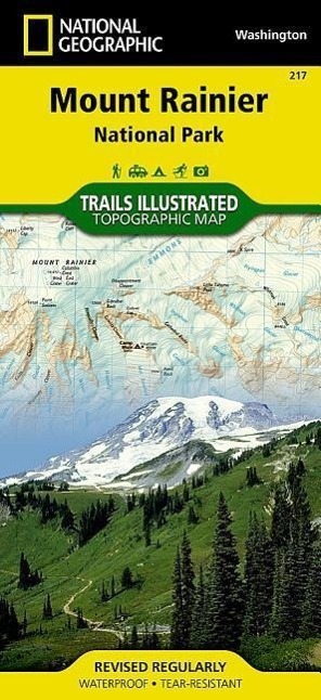 Cover: 9781566953450 | Mount Rainier National Park Map | National Geographic Maps | Englisch